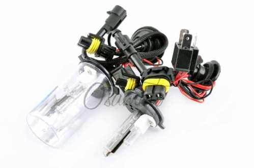 Лампы ксеноновые (пара) H4 (12V 50W DC AMP) 6000K (+ галоген)