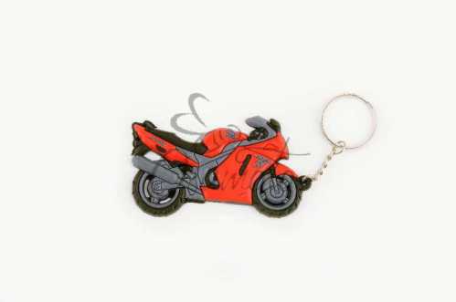 Брелок резиновый байк HONDA CBR (красный) (#YSK002B)