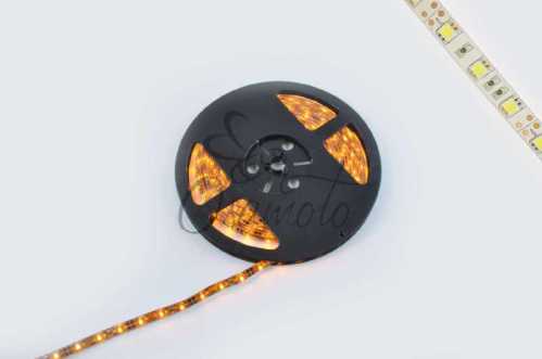 Лента светодиодная SMD 5050 (желтая, влагостойкая, 60 крист/1м, бухта 5м)