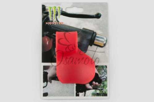 Рычаг круиз контроля ручки газа MONSTER ENERGY (универсальный, красный) XJB