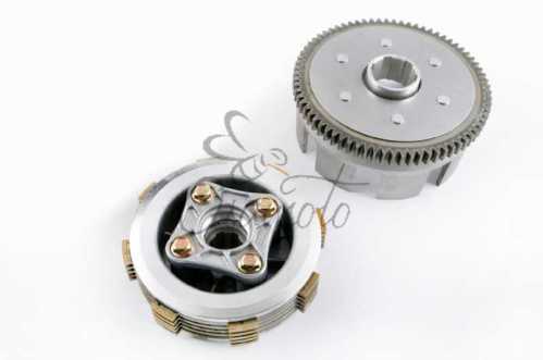 Корзина сцепления (в сборе) 4T CG125 (73 зуба) HONGJU (mod:B)