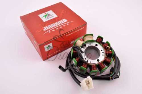 Статор генератора 4T CB/CG 125/150 (9+2 катушек) JIANXING