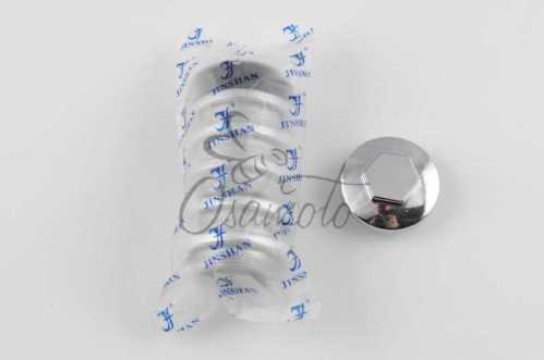 Крышка регулировки клапанов, слива масла 4T CB125-250 (d-36mm, хром) JS