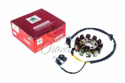 Статор генератора 4T GY6 125/150 (12 катушек) JIANXING
