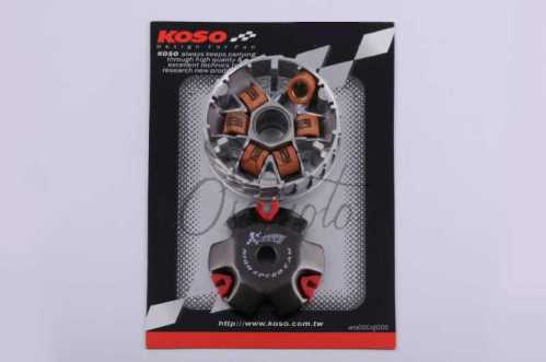 Вариатор передний (тюнинг) Honda DIO AF18 (медно-граф. втулка, ролики латунь) KOSO