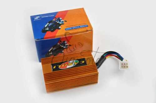 Коммутатор (тюнинг) Honda DIO AF18/27 (золотистый) (CASOLI) SENDFLY