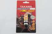 Лампа P15D-25-3 (3 уса) 12V 18W/18W (хамелеон розовый) (блистер) TAKAWA (mod:A)