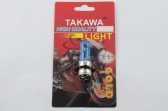 Лампа P15D-25-3 (3 уса) 12V 50W/50W (супер белая) (блистер) TAKAWA (mod:A)