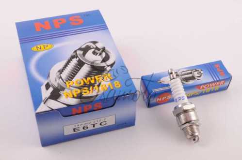 Свеча E6TC M14*1,25 12,7mm (2T скутеры 50-125сс) NPS 1818