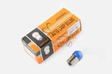 Лампа G18 (поворот, габарит) 12V 10W (синя) ORANGE BOX