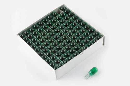 Лампа Т15 (безцокольная) 12V 10W (поворот, зеленая) FL