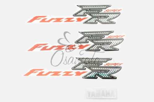 Наклейки (набор) Yamaha FUZZY (30х7см, 4шт) (#7461)