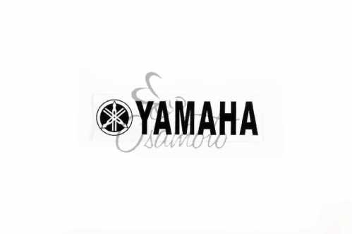 Наклейка логотип YMH (11x3см) (#1864A)