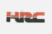 Наклейка логотип HRC (18х5см) (#6870)