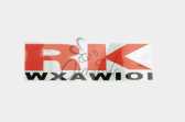 Наклейка логотип RK (17х6см) (#6872)