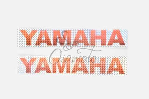 Наклейки (набор) YAMAHA (30х5см, красные) (#6998C)