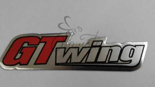 Наклейка шильдик GT WING (хром) (#4544)
