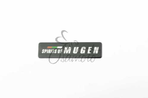 Наклейка шильдик MUGEN (14х4см, хром) (#4640)