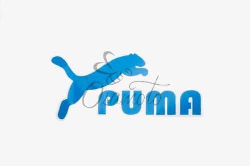Наклейки (набор) PUMA (16х8см, синие) (#5890B)