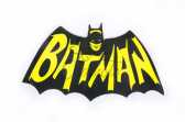 Наклейка логотип BATMAN (17x10см) (#5930)_