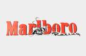 Наклейка логотип MARLBORO (27x6см) (#0174)
