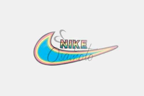 Наклейка логотип NIKE (13х8см) (#3290)