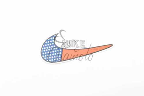 Наклейка логотип NIKE (14х6см) (#3289)