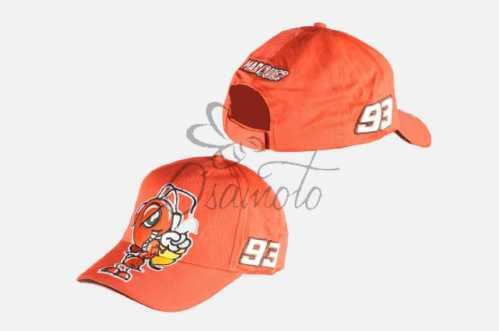 Бейсболка 93 MARC MARQUEZ (красная, 100% хлопок)