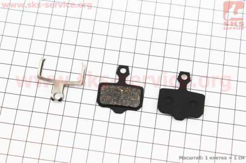 Тормозные колодки Disk-brake (Sram X0, X7, X9, XX, Avid Elixir 1,3,5,7,8, Kugoo M5,G1,G-Booster), чёрные YL-1021