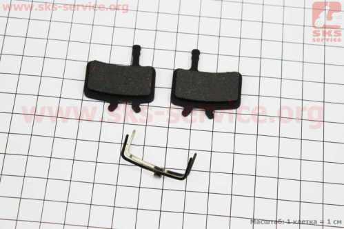 Тормозные колодки Disk-brake (Avid Hydraulic Juicy 5 and 7, Ball Bearing 7), чёрные YL-1019