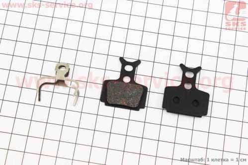 Тормозные колодки Disk-brake (Formula The one, R1, Mega), чёрные YL-1034