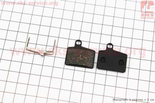 Тормозные колодки Disk-brake (Hayes Stroker Ryde, duno sport), чёрные YL-1029