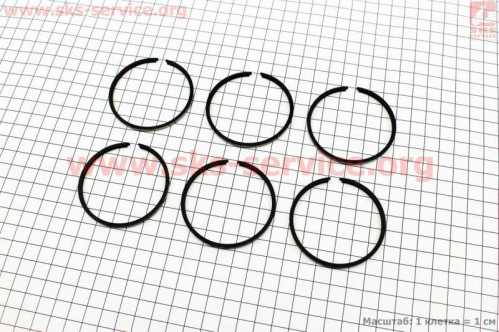 Кольца поршневые к-кт 6шт 6V STD 58,00mm
