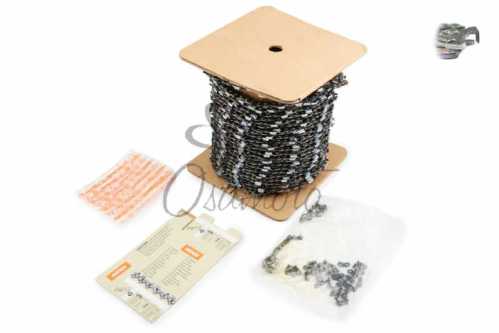 Цепь пильная (бухта) 3/8, 1,5mm, RS (1640зв, 30.4м) SENDI