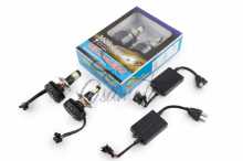 Лампи діодні автомобільні H4 (пара) (12V 3600 LUMENS, три кристали, примус. охолодження) (аналог ксенону) IZEN
