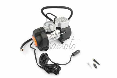 Компресор 12V, 15А (35л/хв., 10атм., 160Вт, з ліхтариком)