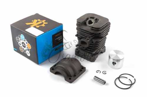 Поршневая б/п (ЦПГ) для Partner P350 (d41,1) (+поддон) (черная) KAWASAHI