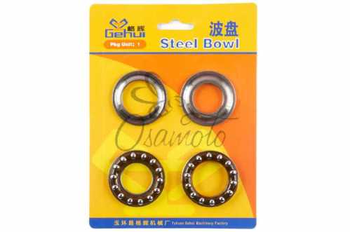 Подшипники руля Zongshen (подшипник 1 d-27mm, подшипник 2 d-28mm) GEHUI