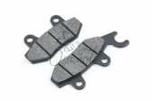 Колодки тормозные (диск) 4T GY6 50-150 (RACE/STORM, ухо в лево, черные) SUNY