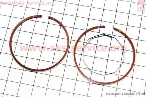 Кольца поршневые Suzuki AD65 44мм +0,50