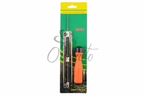 Напильник бензопильный d4,8mm (+планка, ручка) SAFELY