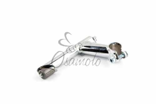 Вынос руля велосипеда (под рулевую резьбовую) (L-150mm, D-22mm) (хром) DS