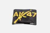 Наклейка логотип АК47 (8x5,5см, силикон) (#SEA)