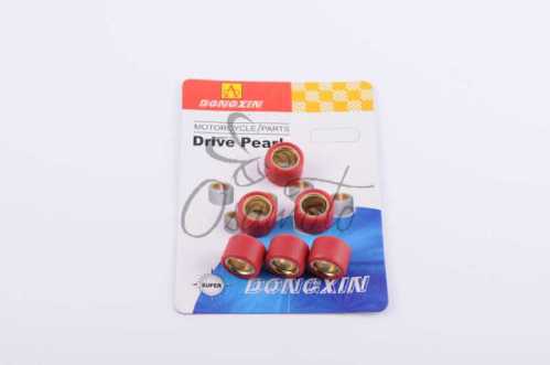 Ролики вариатора Suzuki 17*12 11,0г (красные) DONGXIN