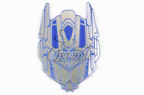 Наклейка шильдик TRANSFORMER (9х7см, синяя) (#4662B)