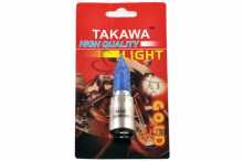 Лампа BA20D (2 вуса) 12V 35W/35W (супер біла, висока, конусна) (блістер) TAKAWA Заводской стандарт OEM