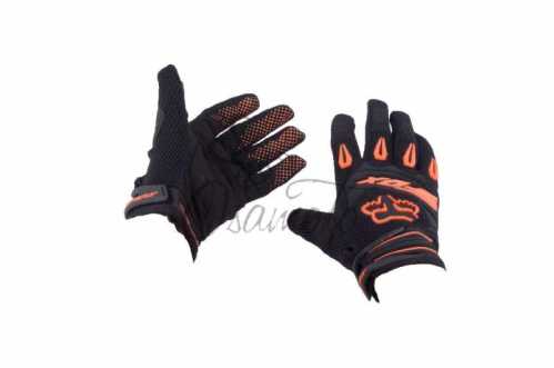 Перчатки DIRTPAW (mod:038, size:L, черно-оранжевые) FOX