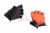 Перчатки без пальцев (size:L, оранжевые) FOX