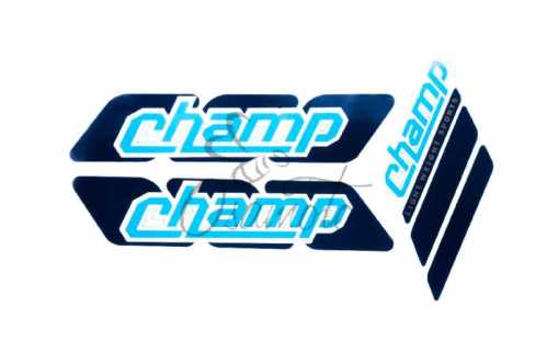 Наклейки (набор) CHAMPION (25х8см) (#0638)