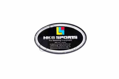 Наклейка логотип HKS SPORTS (9x5см) (#4545)
